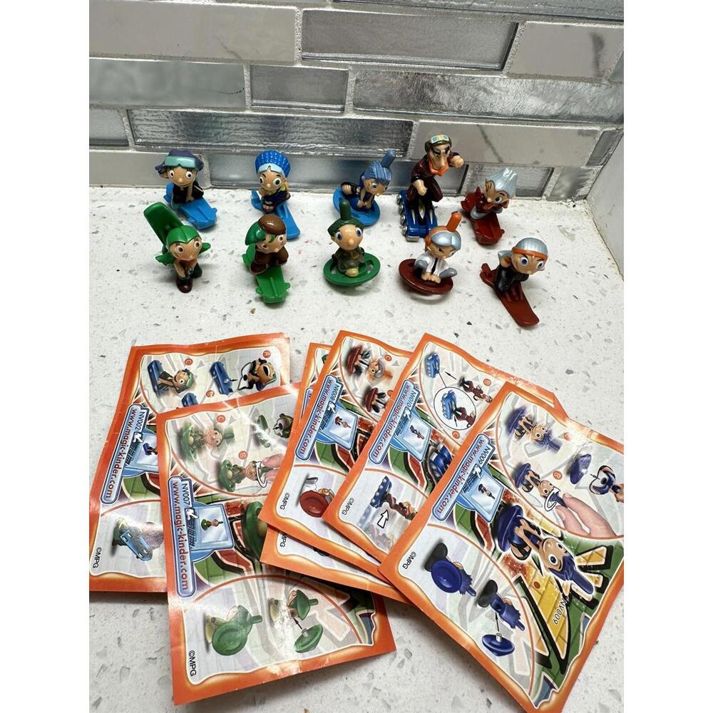 KINDER SURPRISE SET SKATERKIDS SKATERS 2008 FIGURES COLLECTIBLES + Papers - Picture 4 of 5